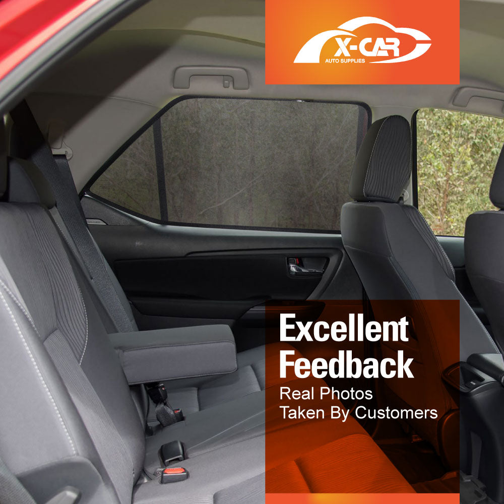 Rear Window Sun Shade for Toyota Fortuner 2015-Onwards Car Sun Blind Mesh