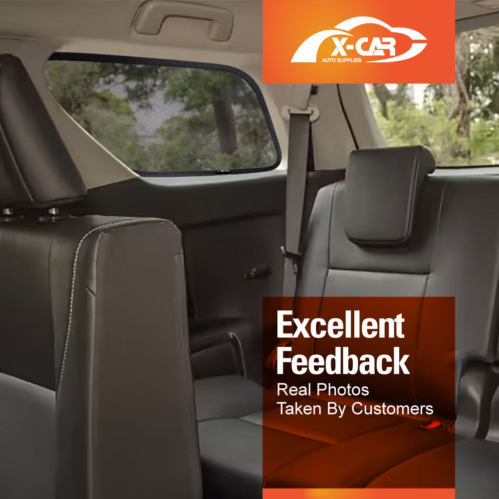 Port Window Sun Shade for Toyota Fortuner 2015-Onwards Car Sun Blind Mesh Third Row Window
