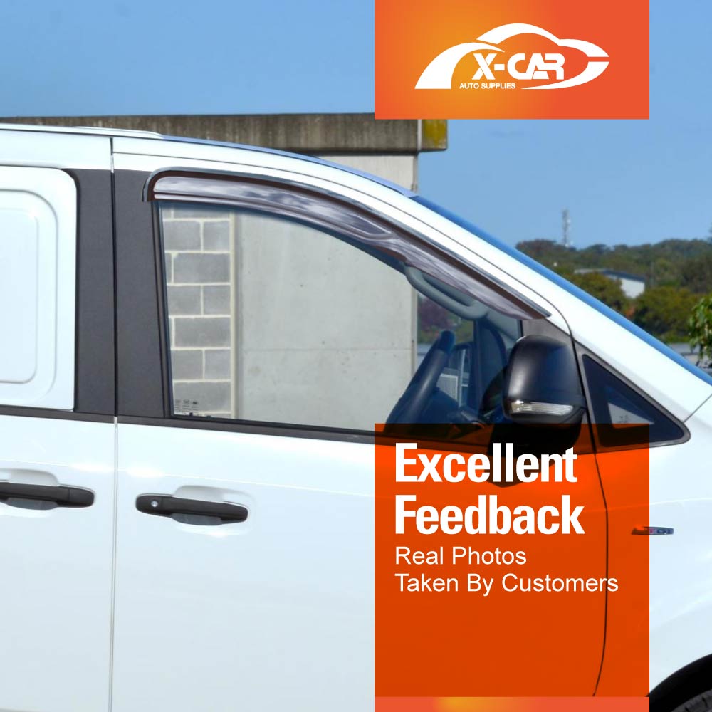 Premium Weathershields for LDV G10 2015-2025 Car Weather Shields Wind Deflectors Window Sun Visor 2-Piece Set