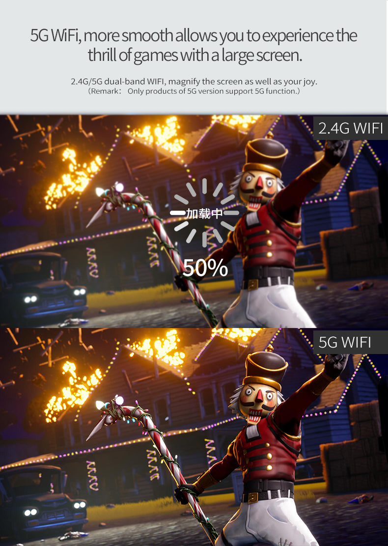 HDMI WiFi Display Dongle Miracast G9 Plus 2.4G 4K Wireless Airplay Adapter Android iOS Phone to TV/Monitors