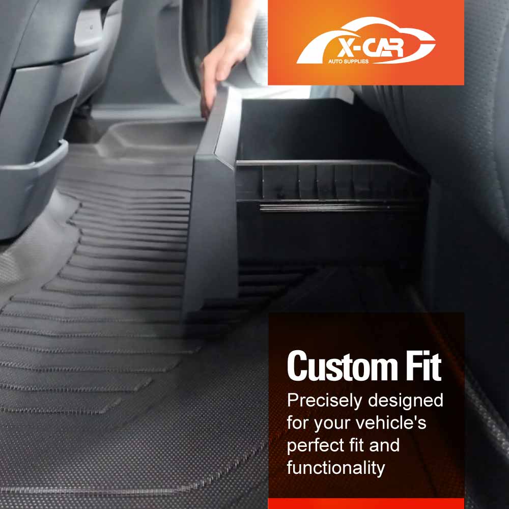 3D Floor Mats Boot Liner for Geely EX5 2025-Onwards No Subwoofer All Weather Heavy Duty Toolbox Cargo Car Trunk Back Seat Kick Cover
