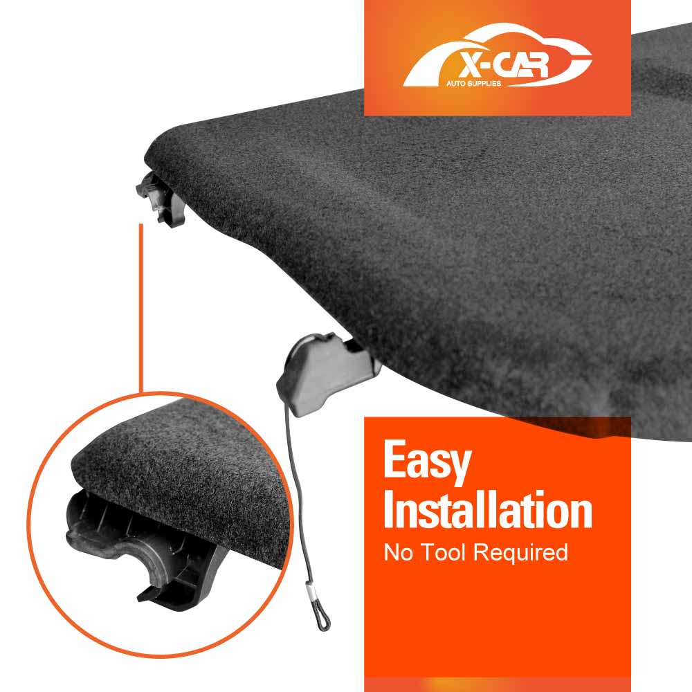 Car Trunk Shade for Mercedes Benz GLA Class 2014-2019 Rear Cargo Security Shield Luggage Cover Board Blinder