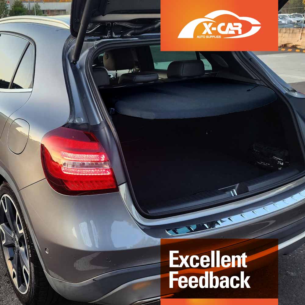 Car Trunk Shade for Mercedes Benz GLA Class 2014-2019 Rear Cargo Security Shield Luggage Cover Board Blinder