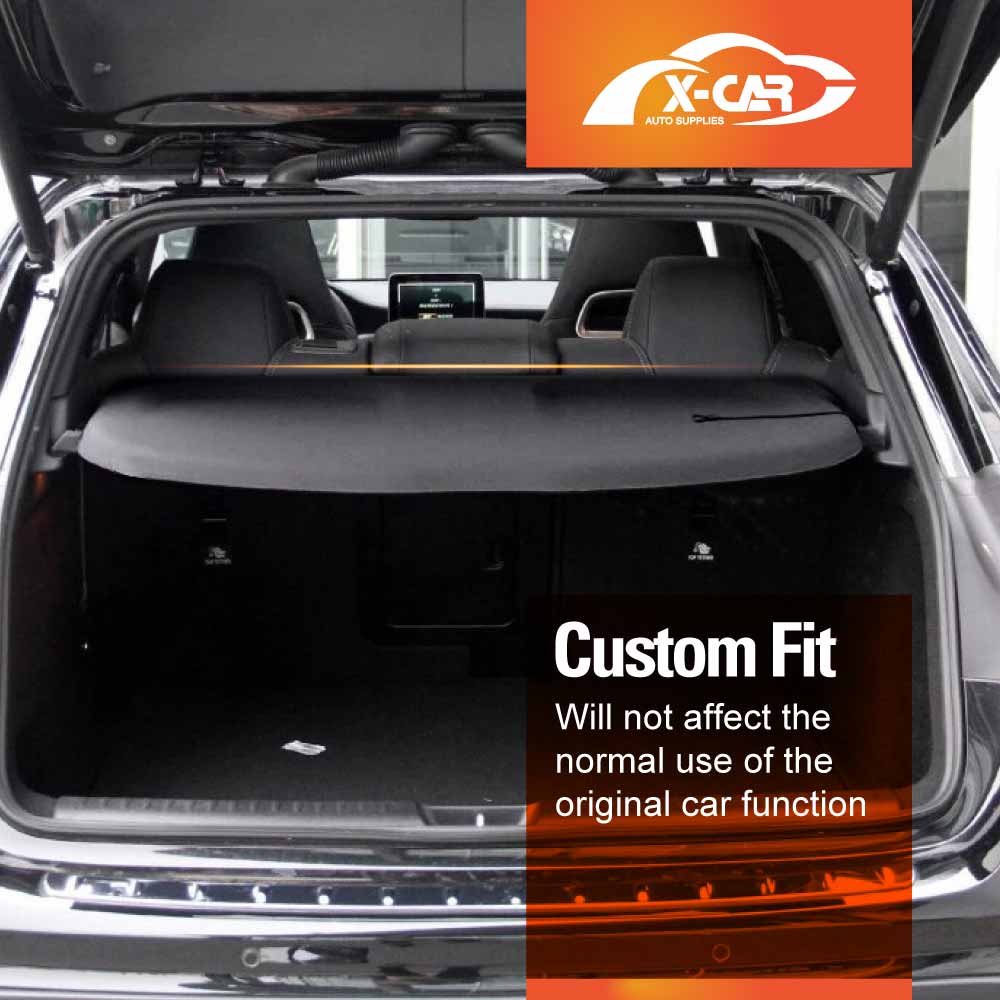 Car Trunk Shade for Mercedes Benz GLA Class 2014-2019 Rear Cargo Security Shield Luggage Cover Board Blinder