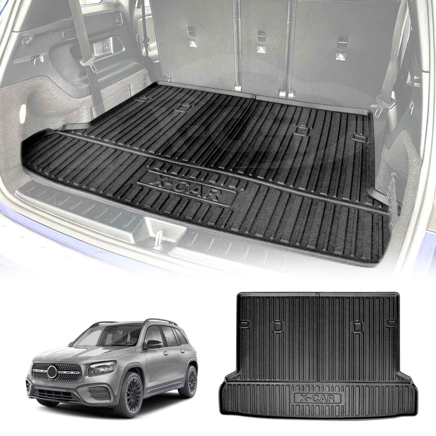 Boot Liner for Mercedes-Benz GLB Class 2020-2025 Heavy Duty Cargo Trunk Cover Mat Luggage Tray