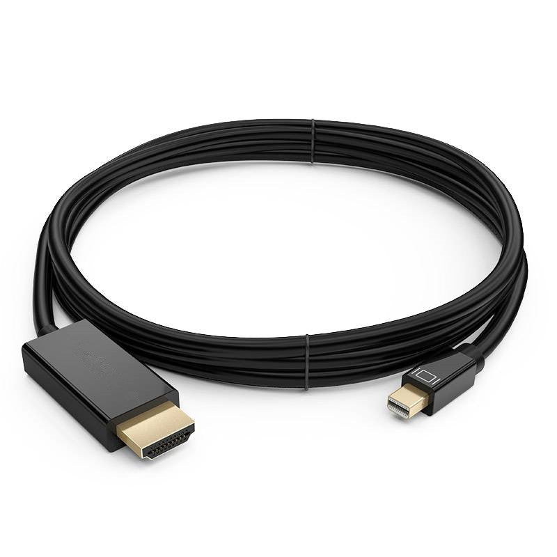 Black Mini DisplayPort DP to HDMI Cable Display Port For Microsoft Surface Pro/Macbook Pro/Macbook Air