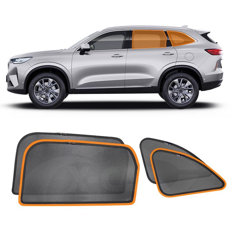 Port Rear Window Sun Shade for GWM Haval H6 2021-Onwards Car Sun Blind Mesh
