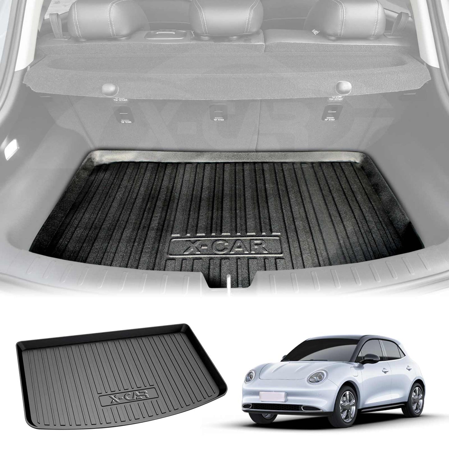 3D All Weather Boot Liner for GWM Ora 2023-2025 Heavy Duty Cargo Trunk Mat Luggage Tray