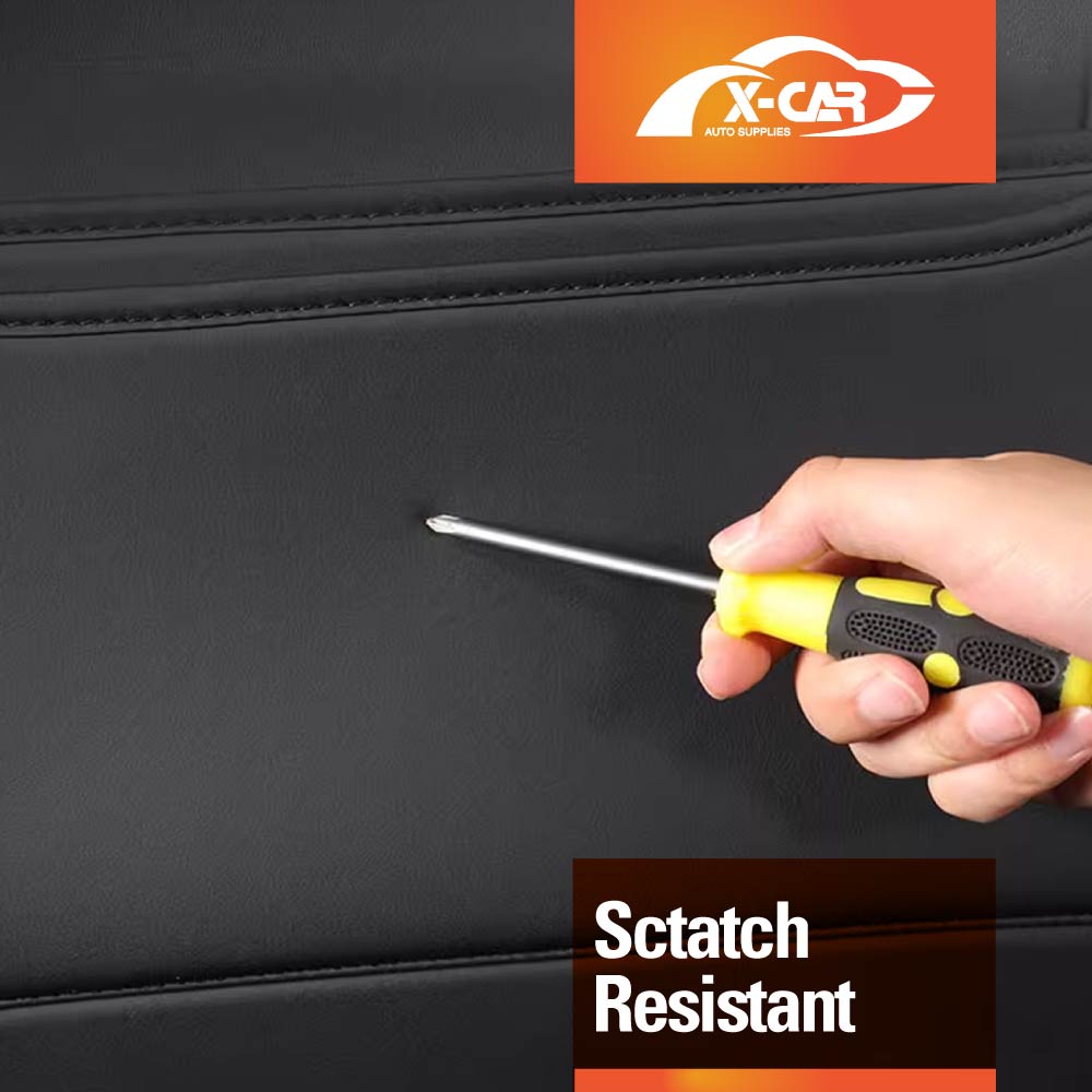 Car Front Seat Back Protectors for GWM Tank 500 Tank500 2024-2025 Anti-Kick Mats PU Leather Cover Set of 2