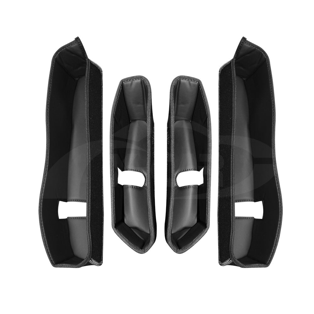 Premium PU leather Car Door Side Storage Box Tray for GWM Tank 500 Tank500 2024-2025 Organizer Accessories Front and Rear Row Set of 4