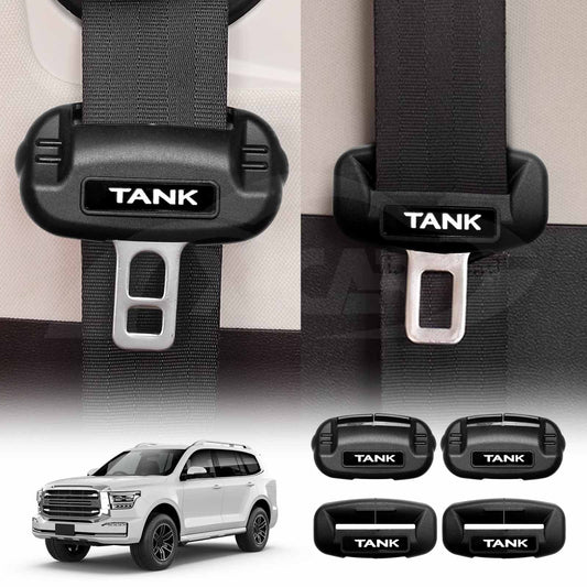 Set of 4 Seatbelt Protective Cover Case for GWM Tank 500 Tank500 2024-2025 Car Seat Belt Buckle Silicone Protector Interior Accessories
