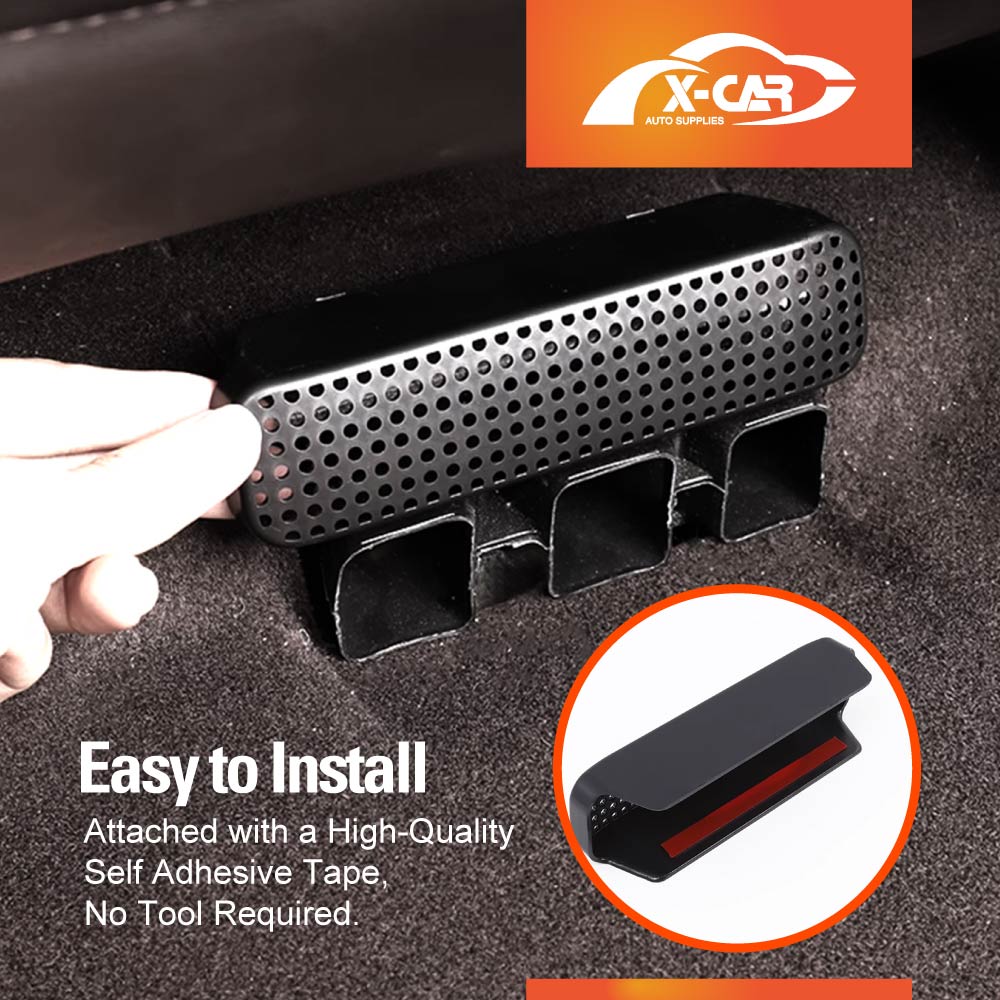 GWM Tank 500 Tank500 2024-2025 Backseat Rear Under Seat Air Conditioning Outlet Vent Cover Flow Grille Protector Set of 2