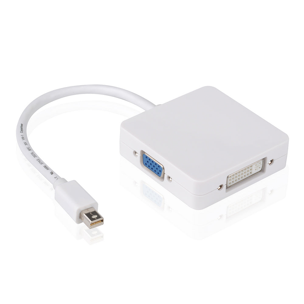 3-in-1 Mini-DisplayPort to HDMI / DVI / VGA Cable Adaptor