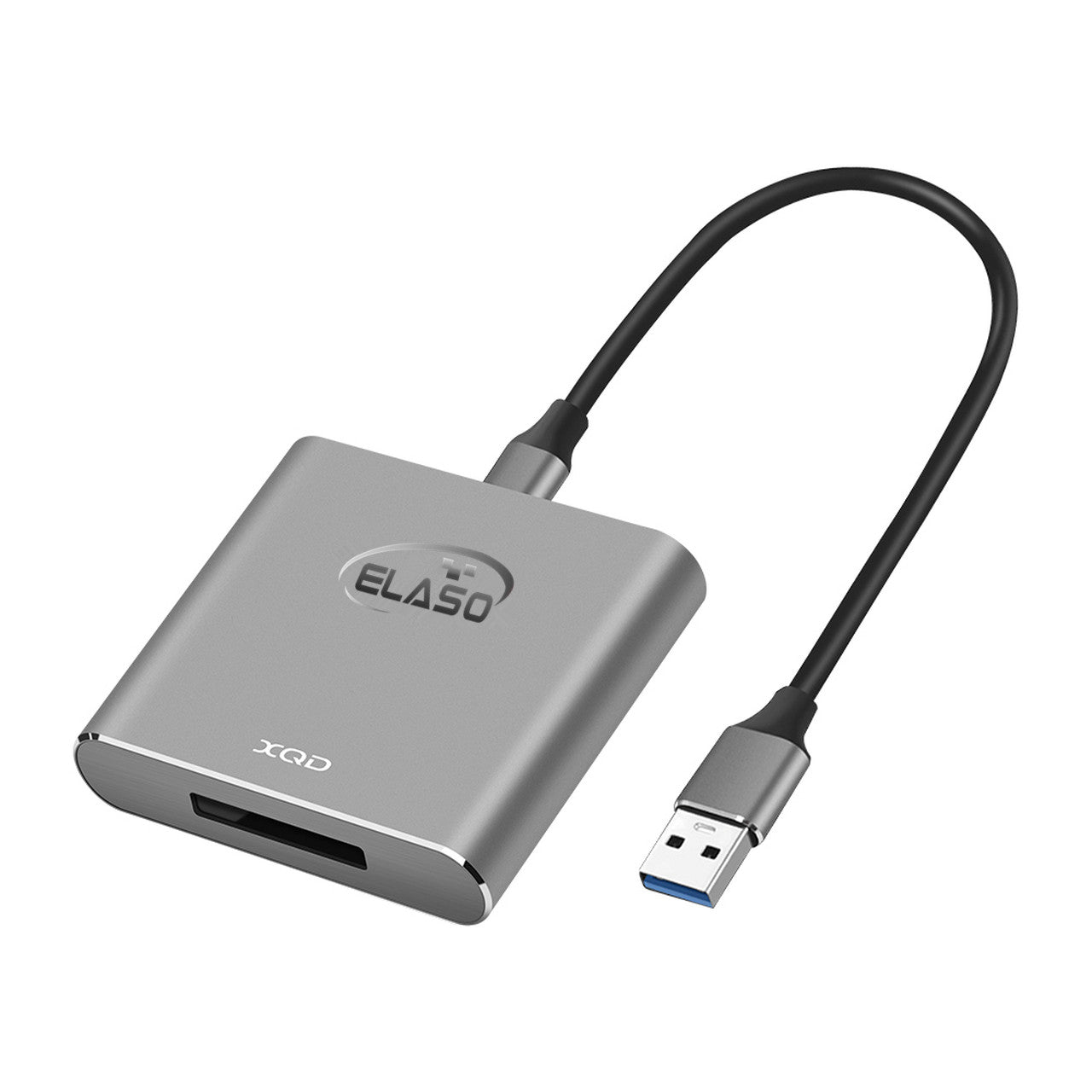 Elaso USB Type-C XQD Memory Card Reader Compatible with Sony G/M Series,Lexar 2933x 1400x USB Mark XQD Card for Windows/Mac OS
