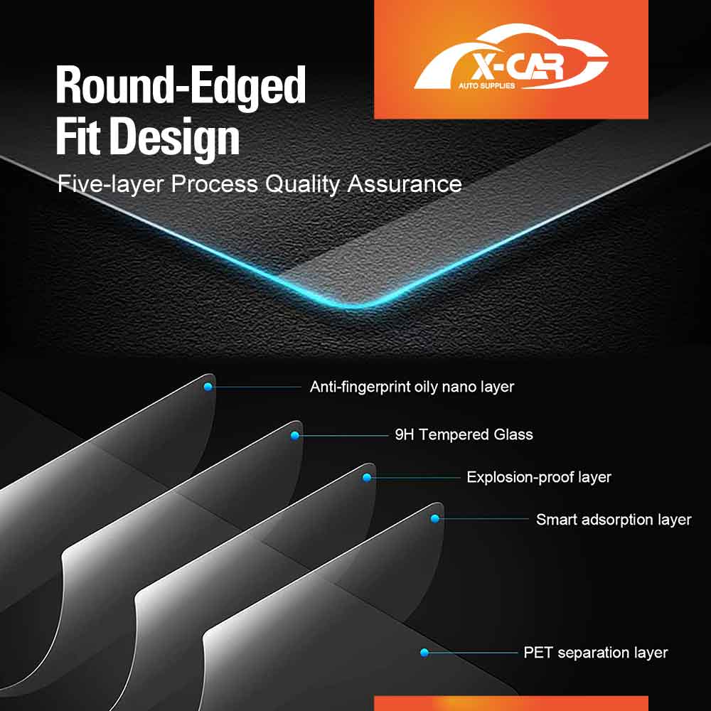 Tempered Glass Screen Protector for Polestar 2 2021-2025 Touchscreen Anti-Scratch Cover Accessories