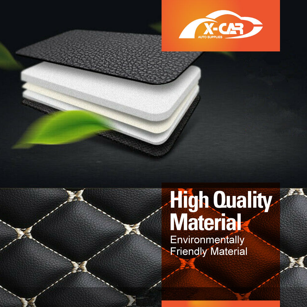 Premium Custom Made PU Leather Car Floor Mat Carpet Liner Complete Set for Toyota Rav4 Rav 4 2019-Onwards