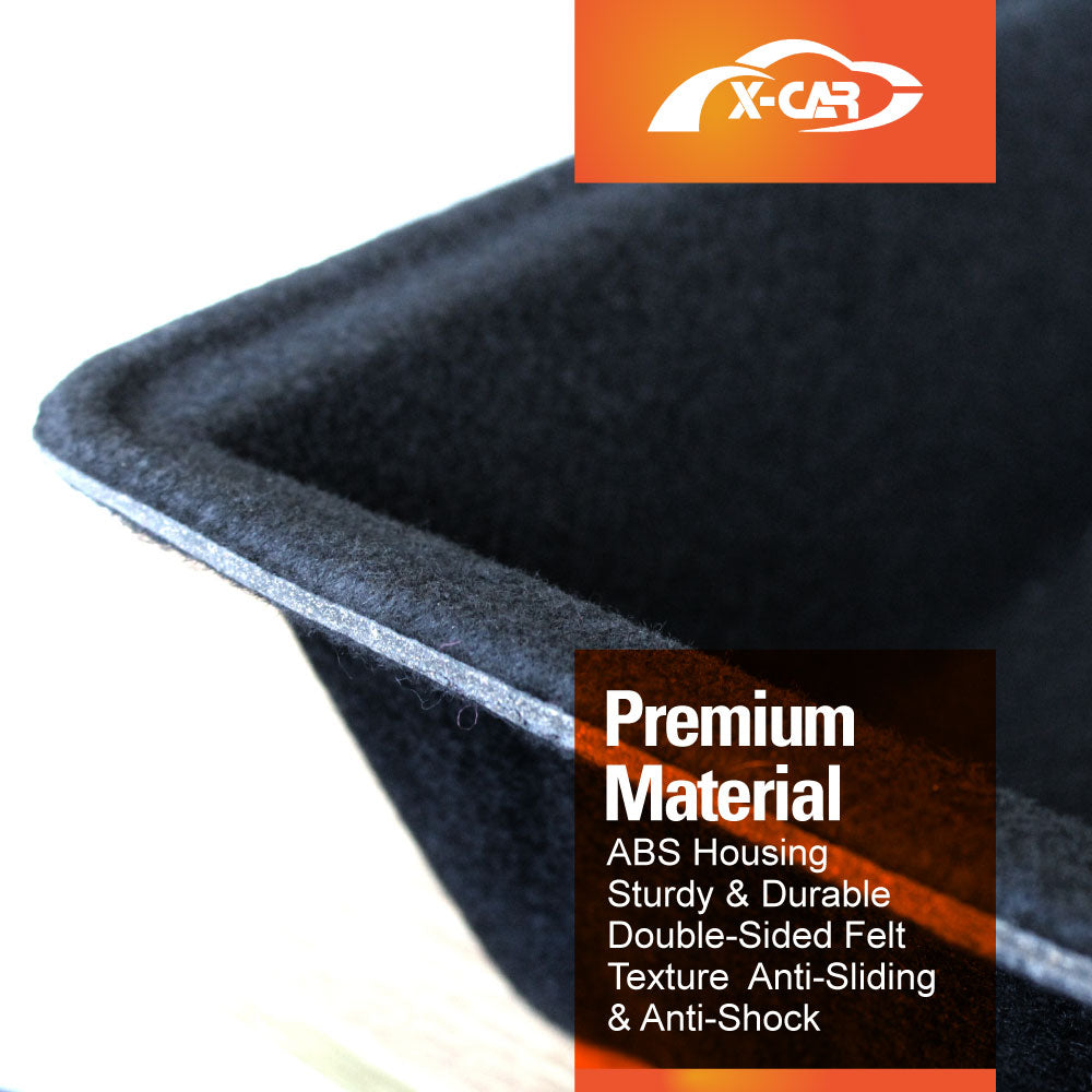 Car Under Seat Storage Box for Tesla Model Y 2022-2025 Front Seats Organizer Tray Flocking