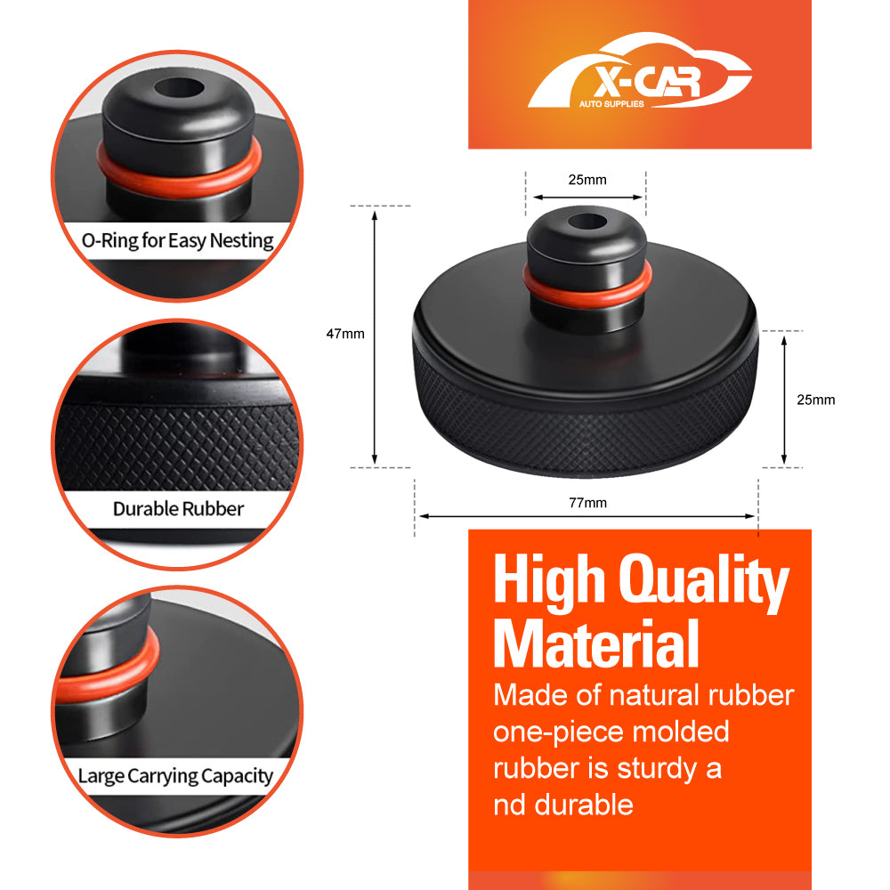 Lifting Jack Pad for Tesla Model 3/S/X/Y, 4 Pucks with a Storage Case, Accessories for Tesla Vehicles