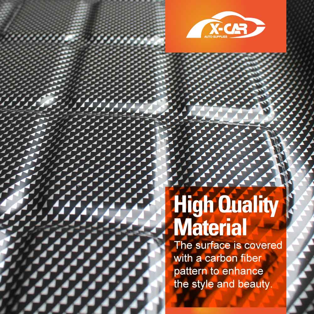 Carbon Fiber Texture Boot Liner for Tesla Model Y 2022-2025 Heavy Duty Rear Cargo Trunk Cover Mat Luggage Tray