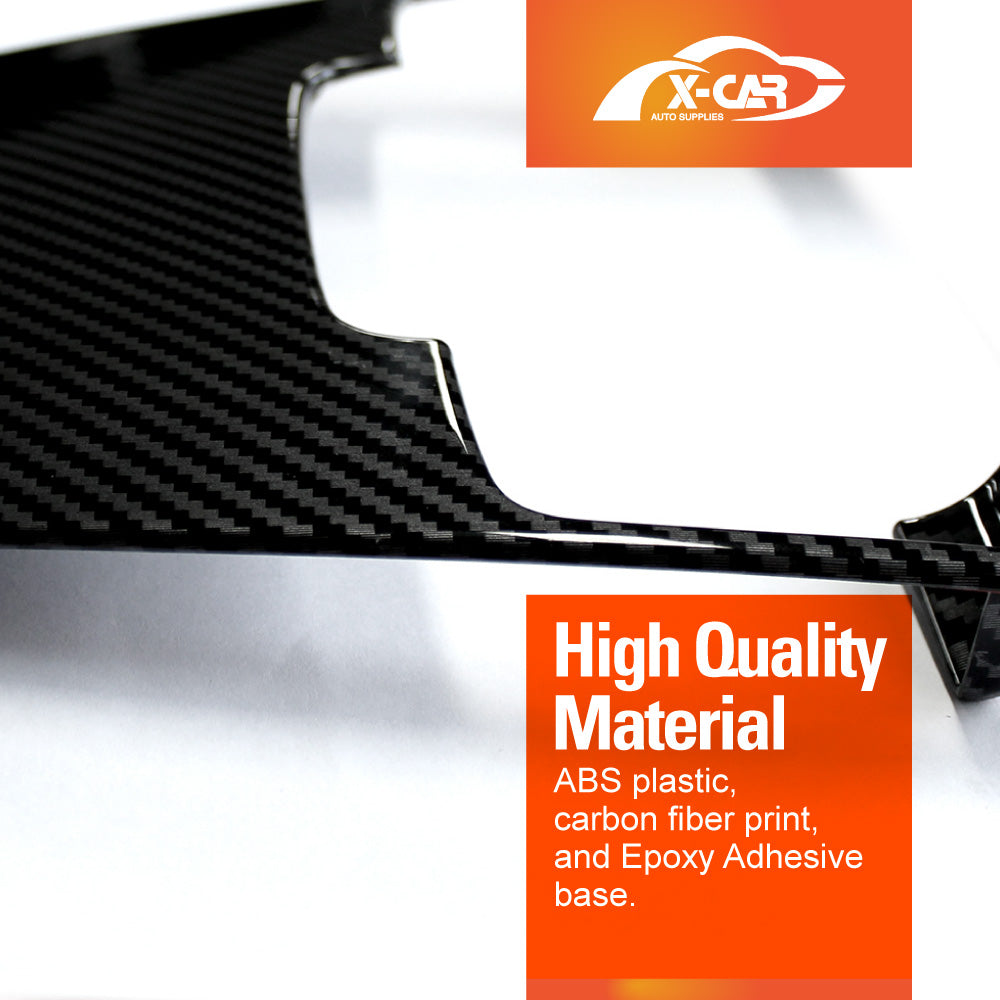 Center Console Gear Shift Cover for Mazda 3 BP 2019-2025 Carbon Fiber Style Frame Trim Protector