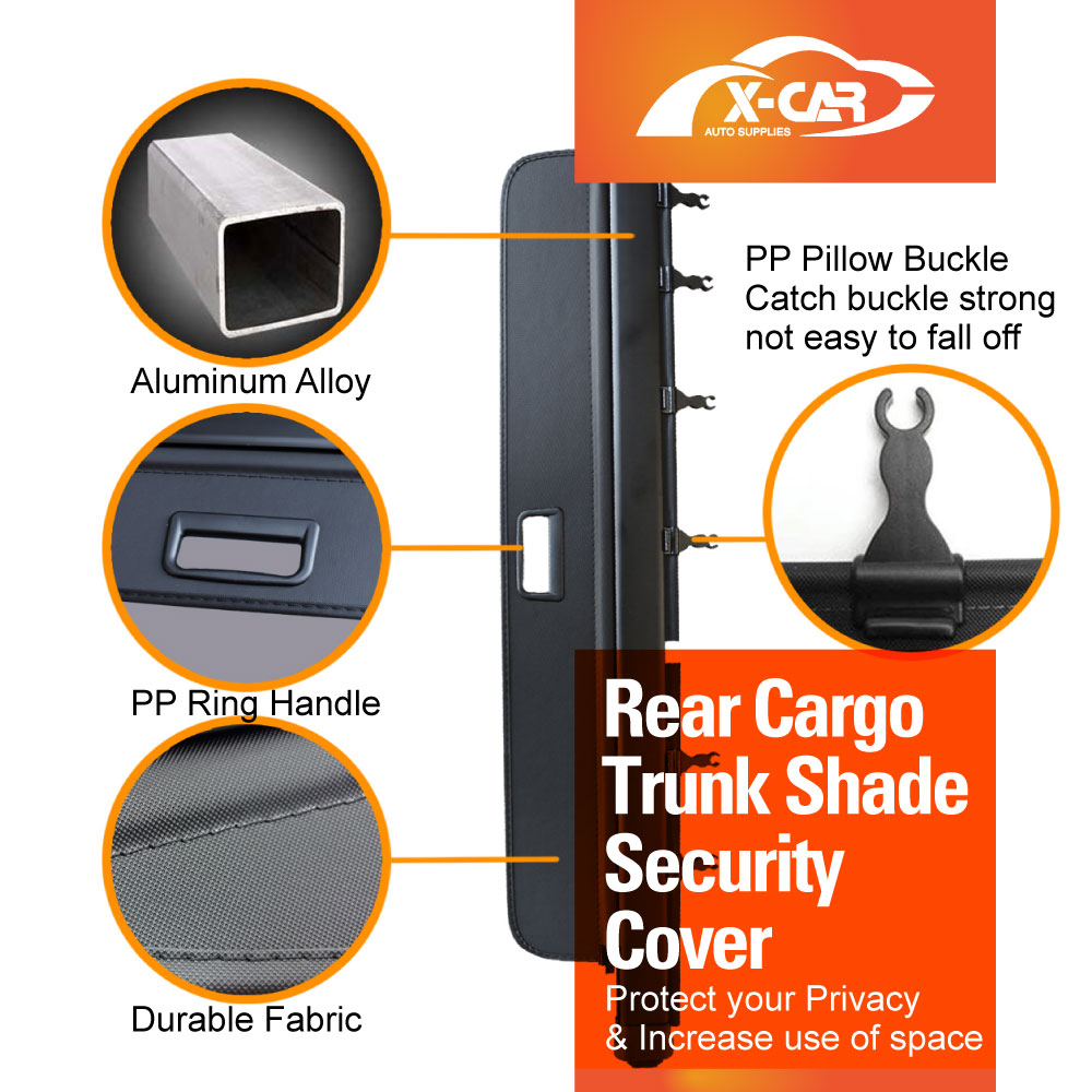Retractable Car Trunk Shade Rear Cargo Security Shield Luggage Cover for Nissan X-trail Xtrail 2007-2013 T31 Series