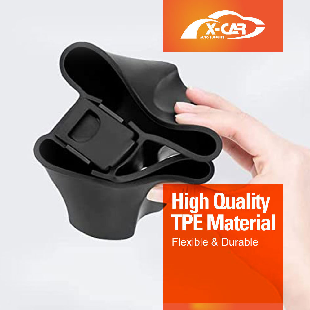Centre Console Rubber Cup Holder Insert for Tesla Model 3 2017-2023 and Model Y 2021-2025
