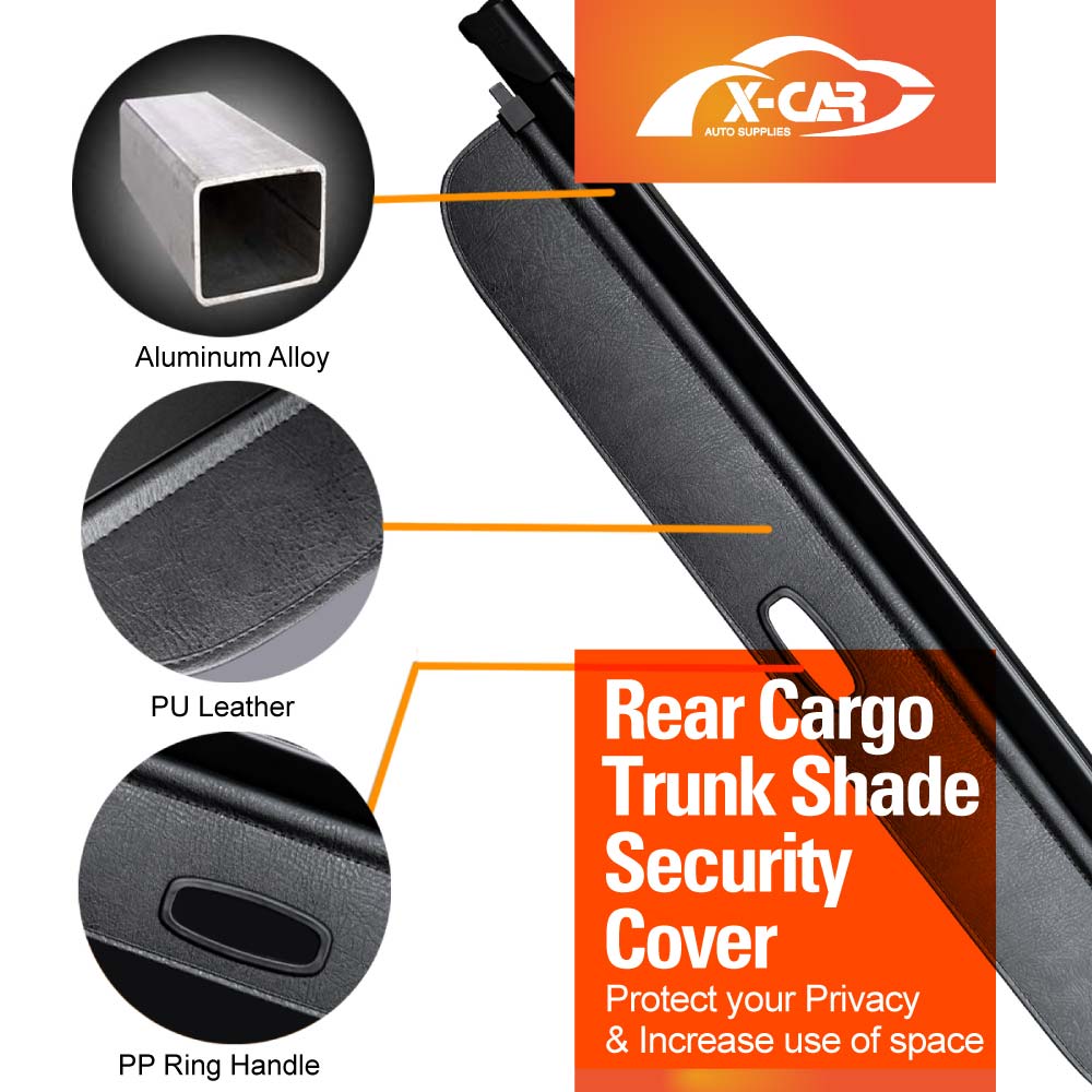 Retractable Car Trunk Shelf Shade Rear Cargo Security Shield Luggage Cover Blinder for BMW X5 X5M G05 F95 2018-Onwards