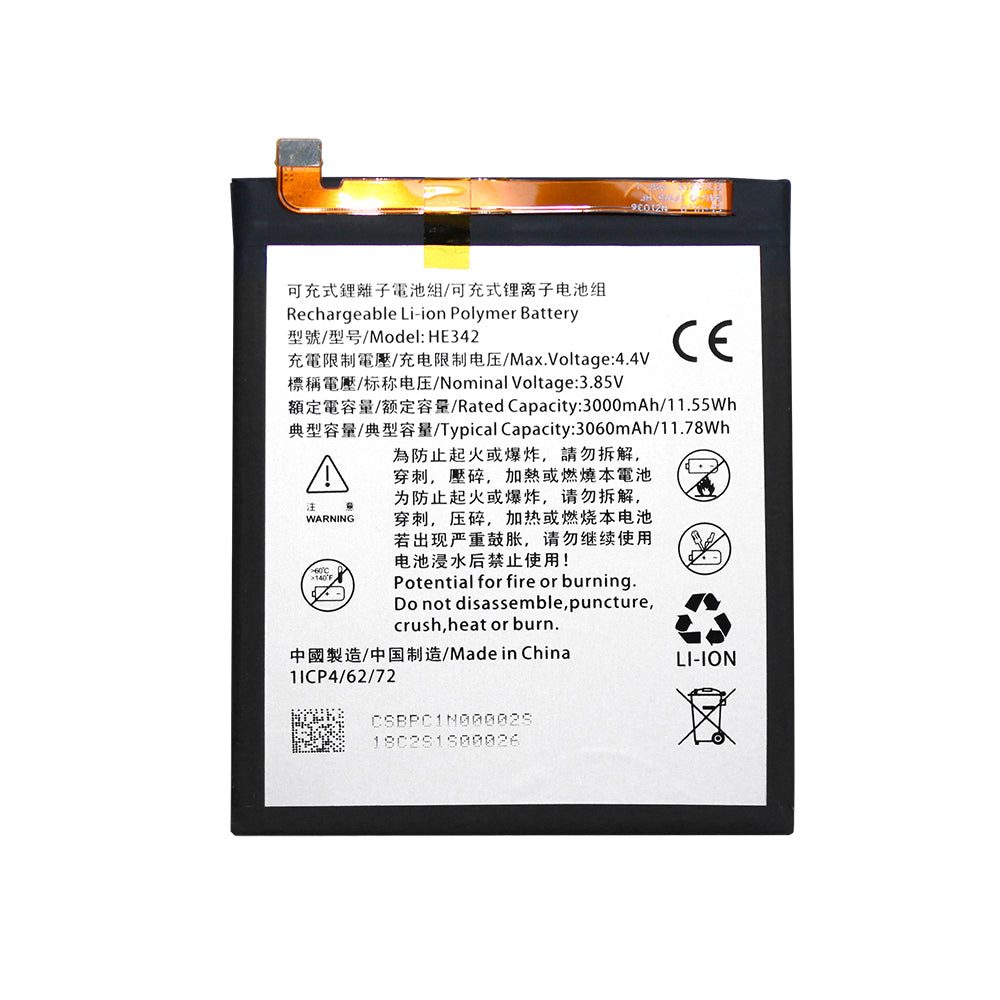 Replacement Battery for Nokia 5.1 Plus 6.1 Plus X5 TA-1109 X6 2018 HE342 HE361