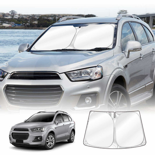 Windshield Sun Shade for Holden Captiva 2006-2017 Blocks UV Rays Foldable Custom Wind Screen Sun Visor Protector