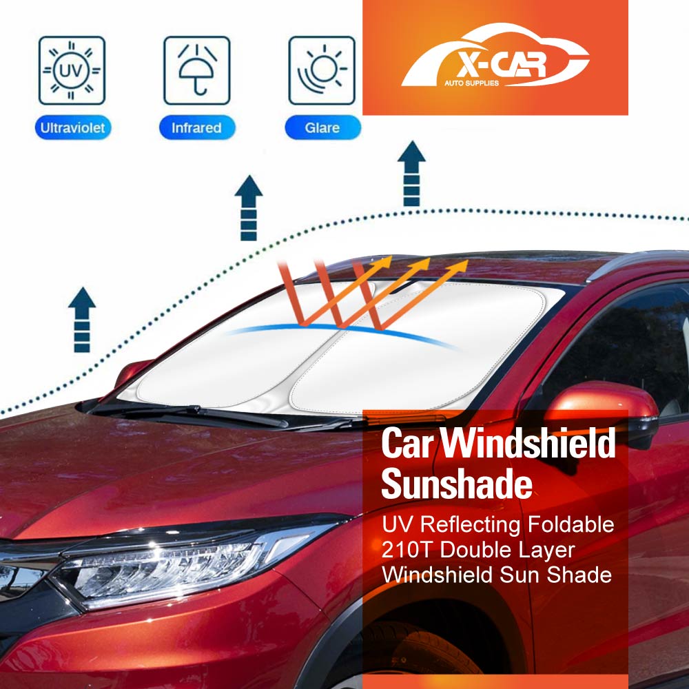 Windshield Sun Shade for Honda HR-V HRV Vezel 2014-2021 Blocks UV Rays Foldable Custom Wind Screen Sun Visor Protector