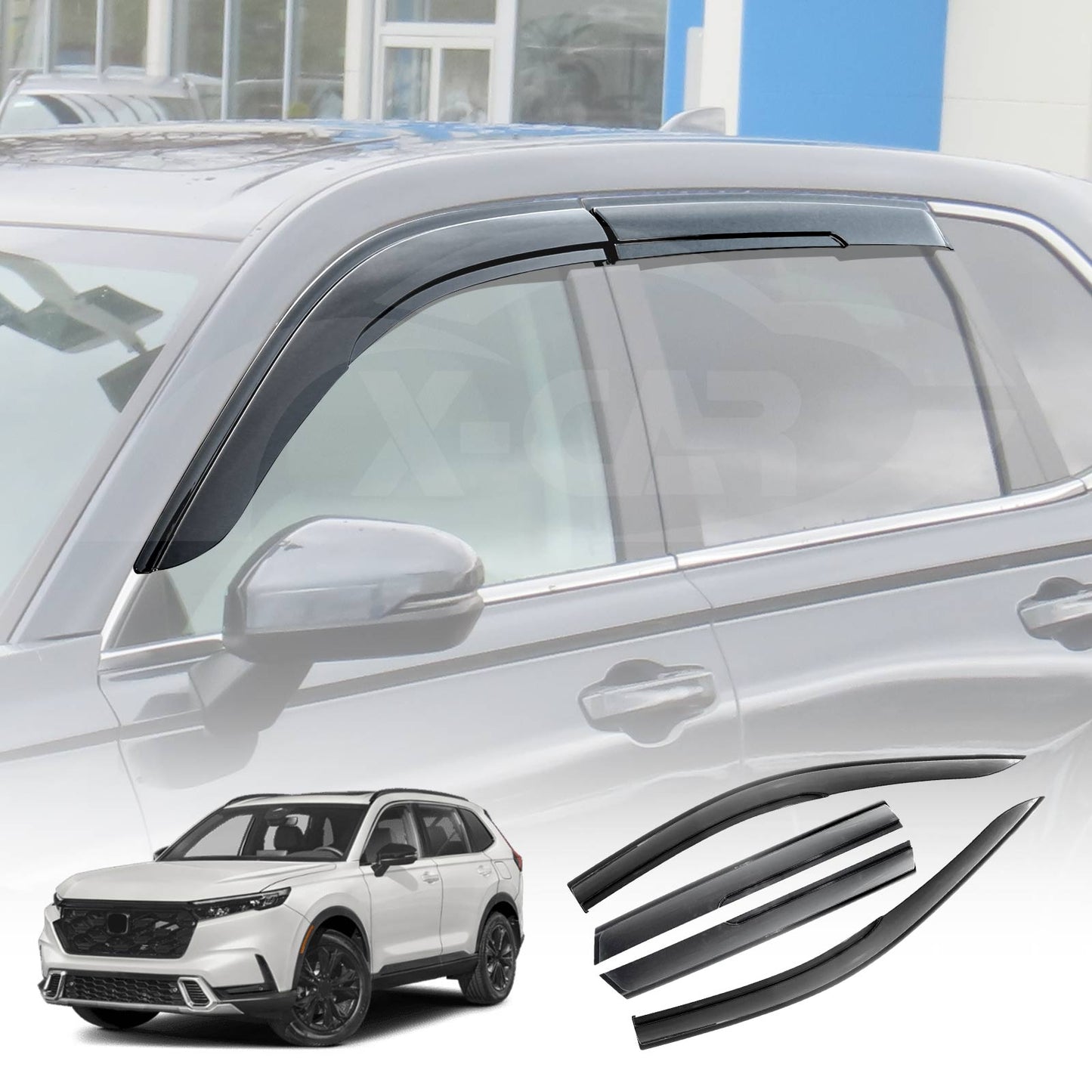 Weathershields for Honda CR-V CRV 2023-2025 Car Weather Shields Wind Deflectors Window Sun Visor