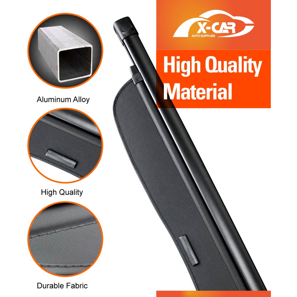 Retractable Car Trunk Shade Rear Cargo Security Shield Luggage Cover For Land Rover Discovery 3 4 2004-2016