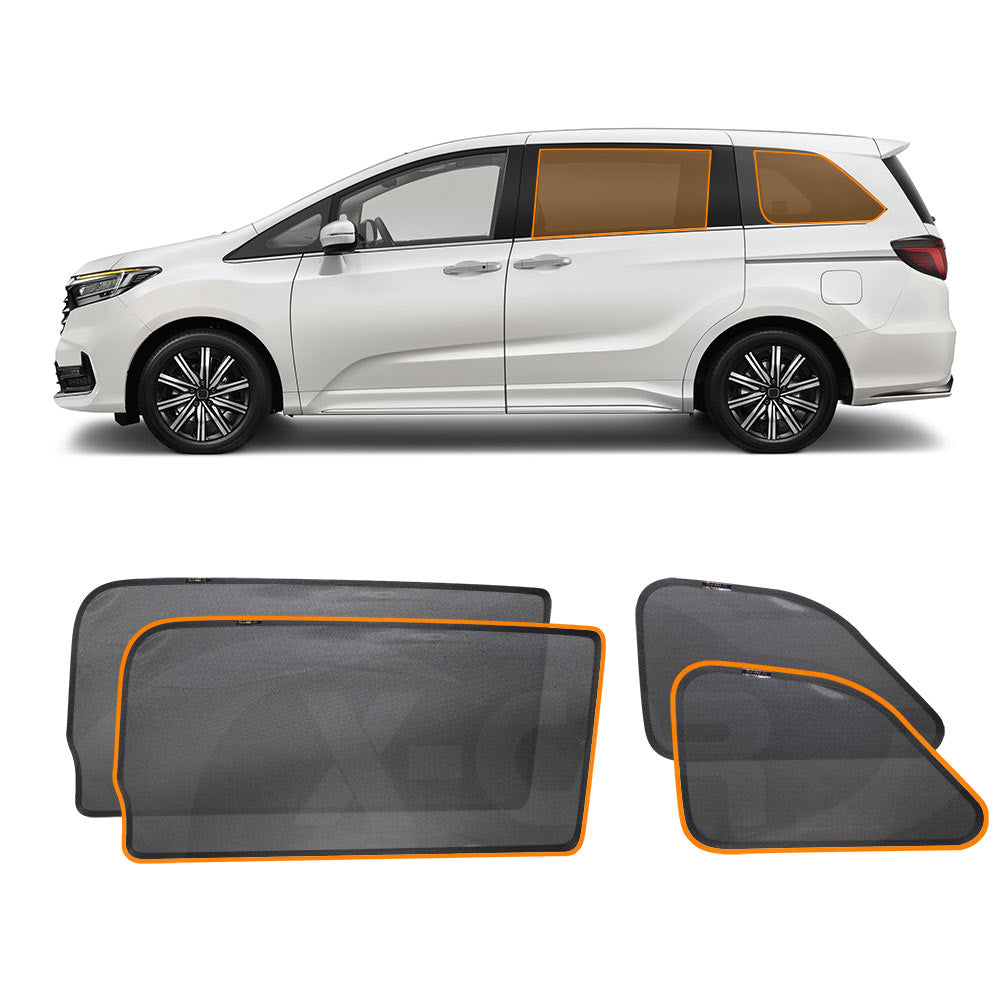 Port Rear Window Sun Shade for Honda Odyssey 2021-2024 Car Sun Blind Mesh