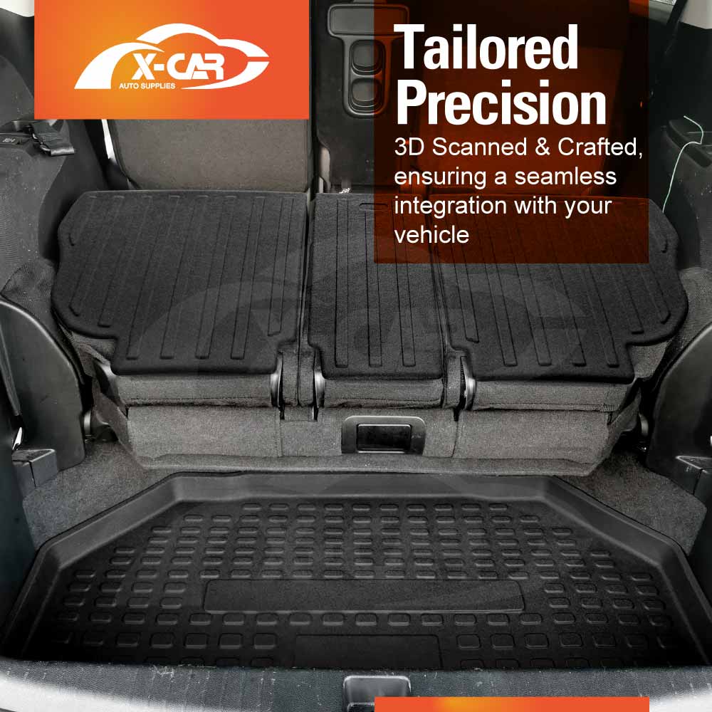 Boot Liner for Honda Odyssey 5th Gen 2014-2022 All Weather Heavy Duty Cargo Trunk Mat Luggage Tray