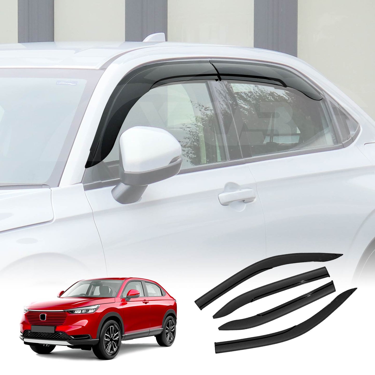 Weathershields for Honda HR-V HRV 2022-2025 Car Weather Shields Wind Deflectors Window Sun Visor