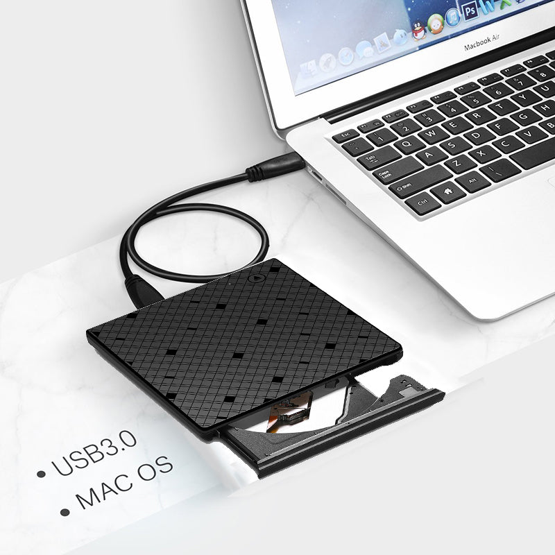 External USB 3.0 DVD CD RW Player Burner Drive for Windows 7 8 10 Laptop Desktop