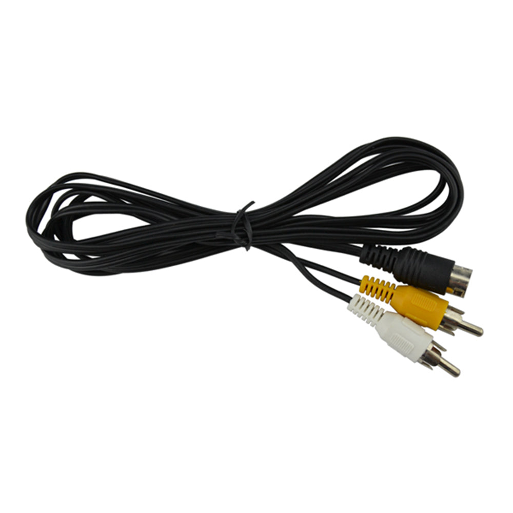 3 Pin RCA AV TV Composite Cable Lead Cord For SEGA Mega Drive 2/ Genesis 2