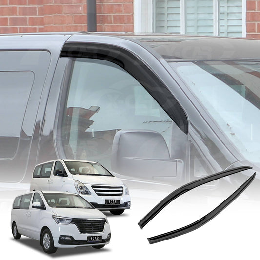 Weathershields for Hyundai iMax / iLoad 2007-2025 Car Weather Shields Wind Deflectors Window Sun Visor 2-Piece Set
