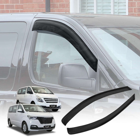 Weathershields for Hyundai iMax / iLoad 2007-2025 Car Weather Shields Wind Deflectors Window Sun Visor 2-Piece Set