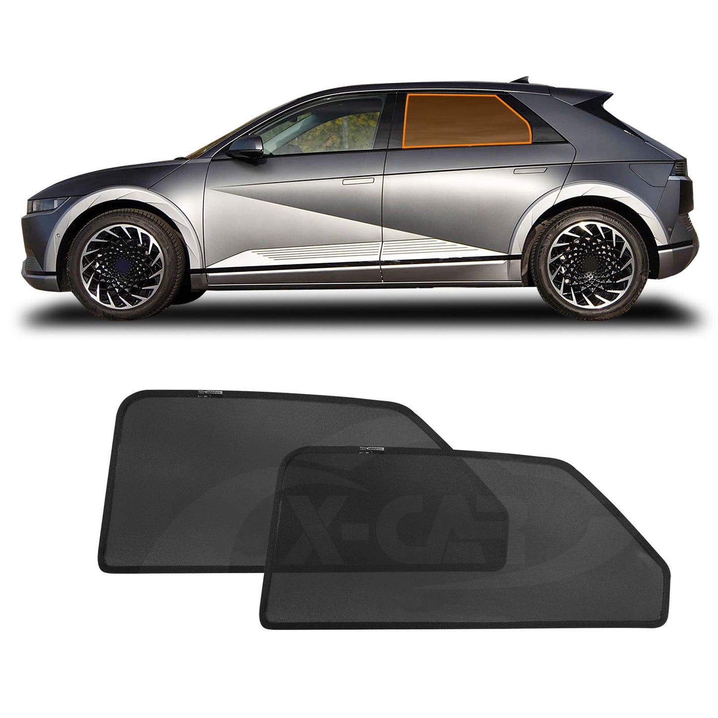 Rear Window Sun Shade for Hyundai IONIQ 5 IONIQ5 2021-2025 Car Sun Blind Mesh