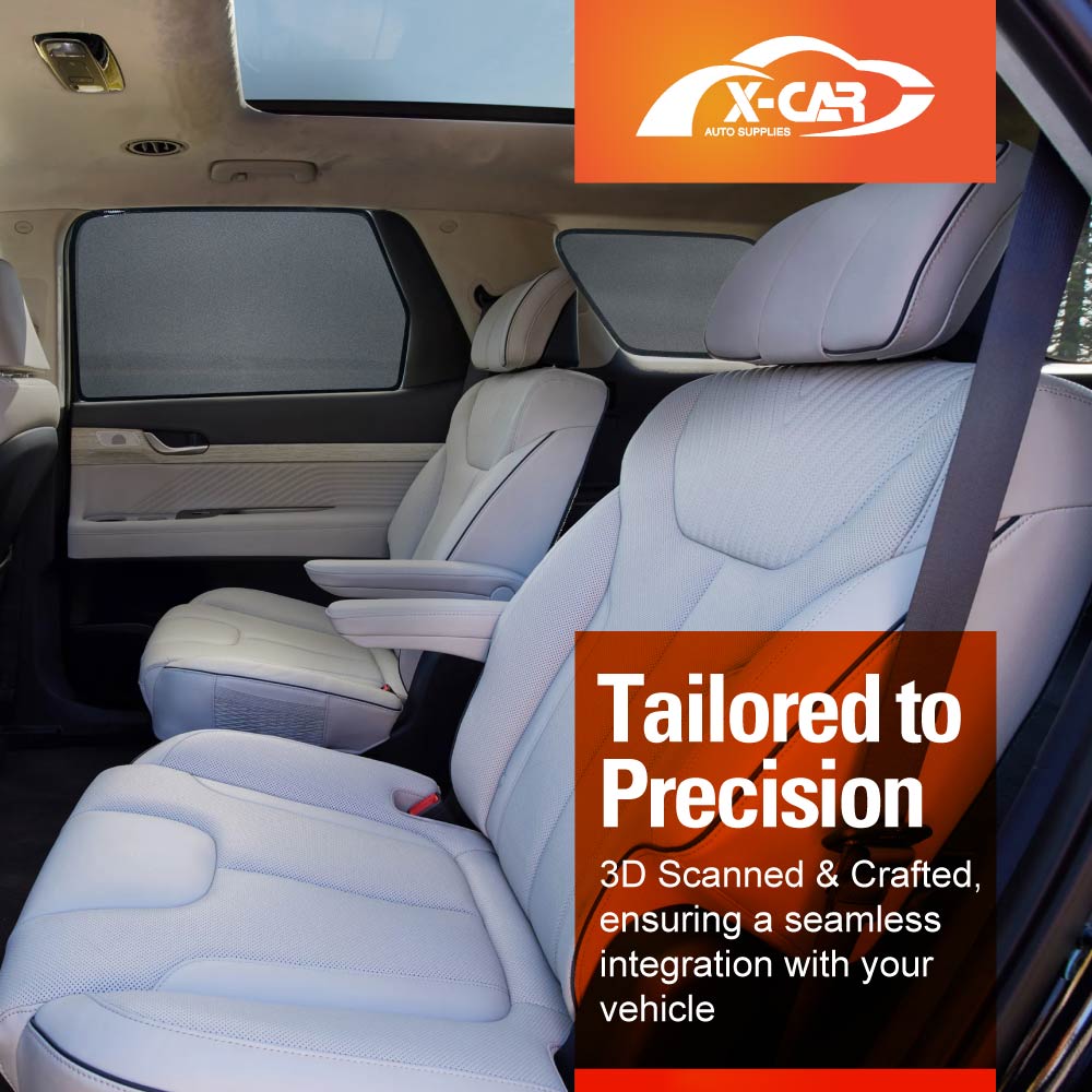 Port Rear Window Sun Shade for Hyundai Palisade 2020-2025 Car Sun Blind Mesh