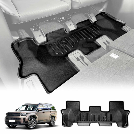 3D Heavy Duty All Weather Car Mat Floor Liner Third Row Seat for Hyundai SantaFe Santa Fe 6/7 Seater 2024-2025