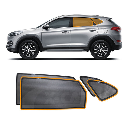 Rear Port Window Sun Shade for Hyundai Tucson 2015-2021 Car Sun Blind Mesh