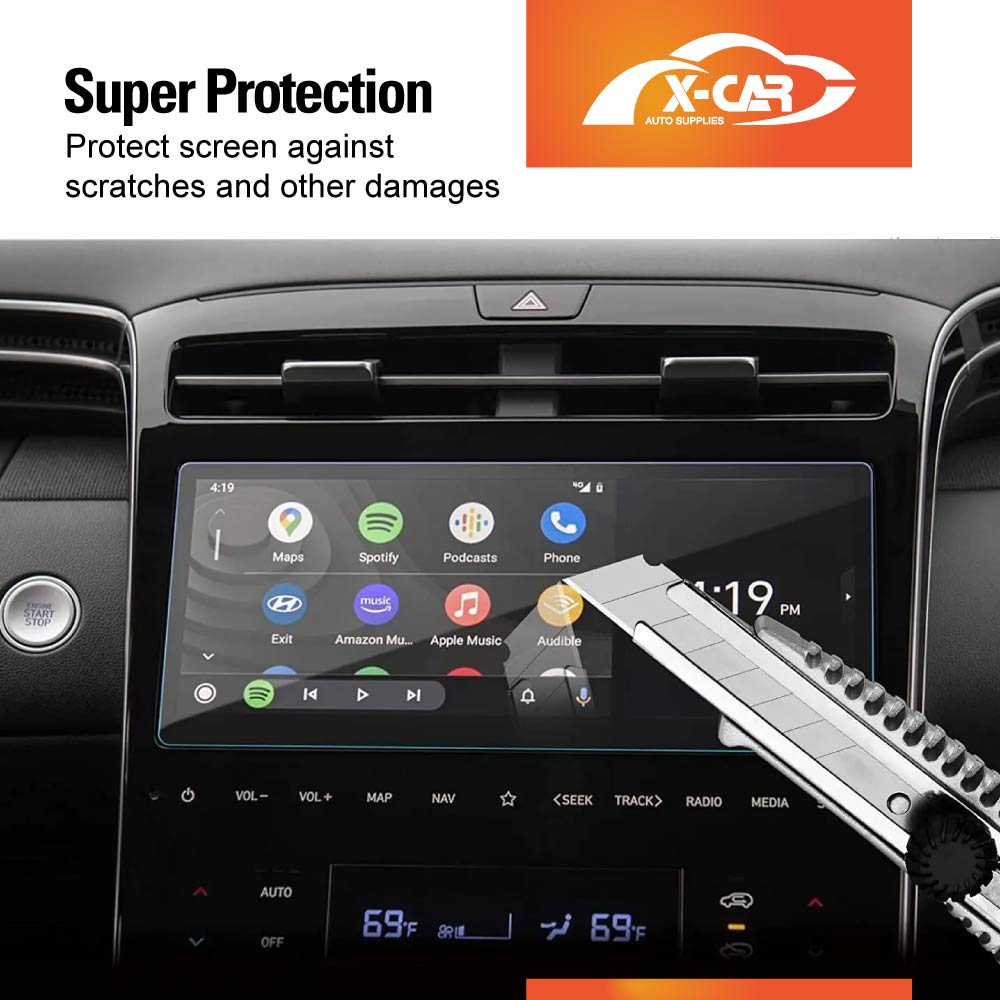 Tempered Glass Screen Protector for  Hyundai Tucson 2021-Onwards Touchscreen Anti-Scratch Cover Accessories