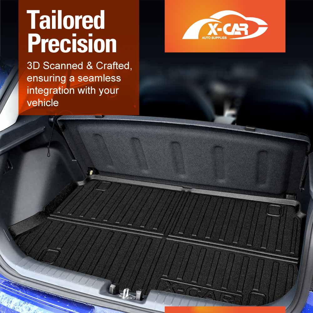 3D Floor Mats Boot Liner for Hyundai Venue 2019-Onwards All Weather Heavy Duty Cargo Car Trunk Luggage Tray
