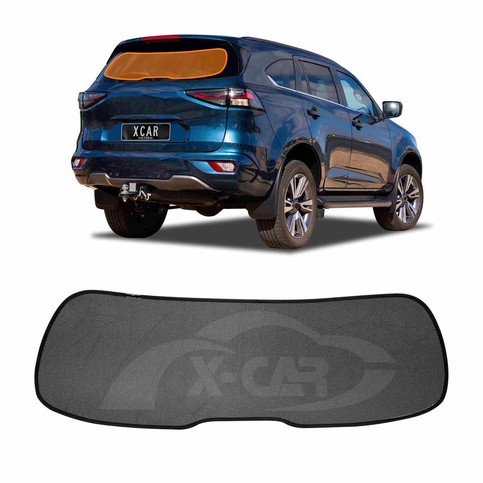 Mux Rear Battery Rear Windscreen Sun Shade for Isuzu MU-X MUX 2022-Onwards Car Custom W ...