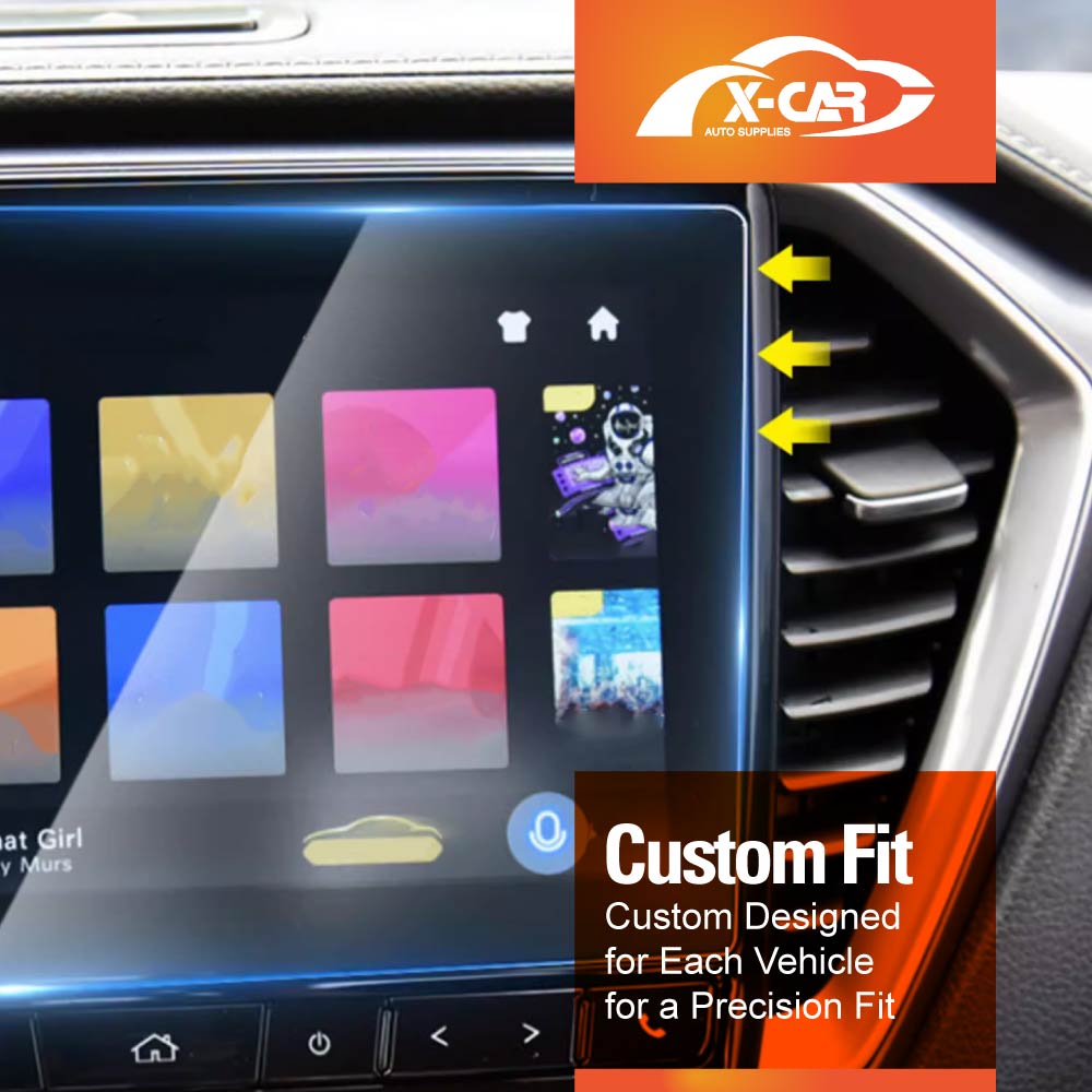 Tempered Glass Screen Protector for Isuzu MU-X MUX 2022-2024Touchscreen Anti-Scratch Cover Accessories