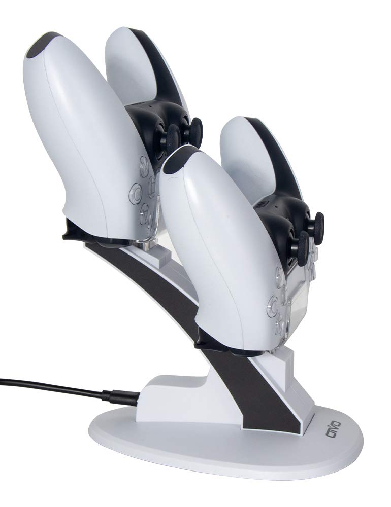 Dual Controllers Charger Charging Dock Station Stand with LED For Sony PS5 Playstation 5 DualSense Controller