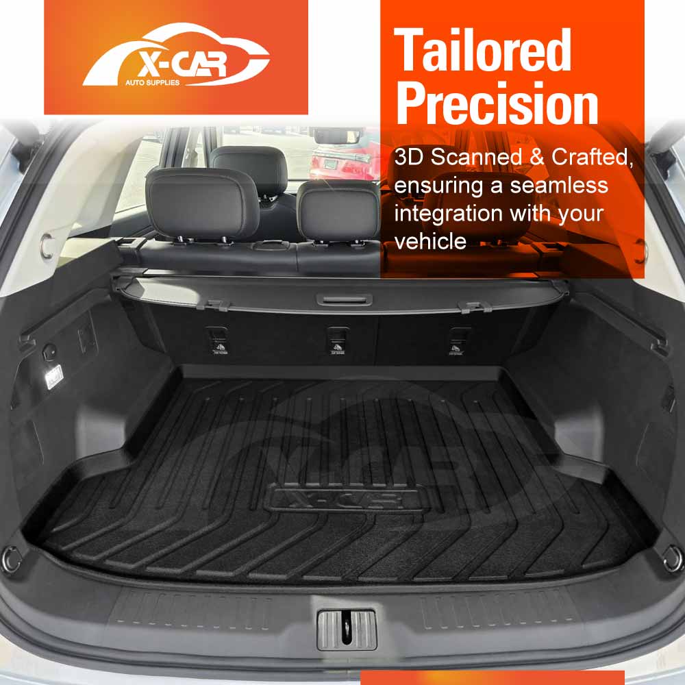 Boot Liner Set for Jaecoo J7 Series 2024-Onwards All Weather Heavy Duty Car Trunk Back Seat Protector Cargo Kick Mats