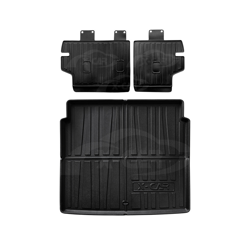 Boot Liner Set for Jaecoo J7 Lower Boot Level 2024-Onwards All Weather Heavy Duty Car Trunk Back Seat Protector Cargo Kick Mats